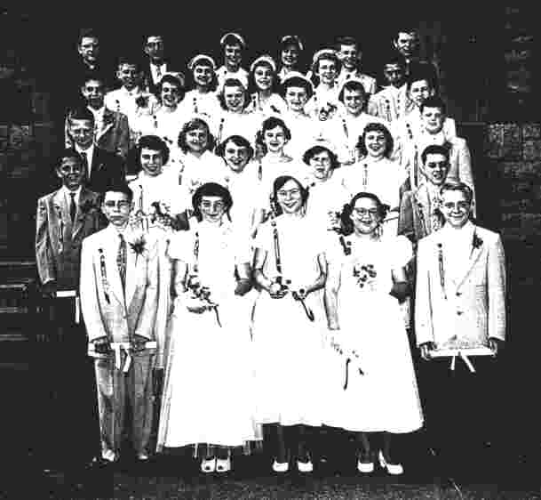 Most Holy Redeemer Class of 1953 Graduation Picture